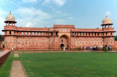 Cihangir Palace kırmızı Fort Agra, Uttar Pradesh, Hindistan içinde