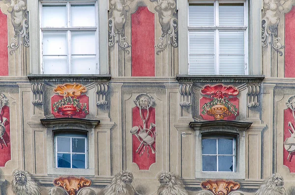 Lindau, Almanya eski belediye binasının cephe