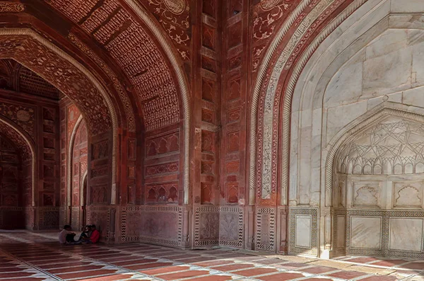 Détaile du temple Taj Mahal — Photo