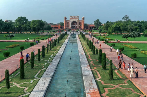 Templo Taj Mahal, Agra, Índia — Fotografia de Stock