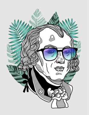 Vektör çizgileri klasik el çizimi illüstrasyon.