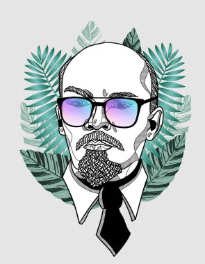 Vektör çizgileri klasik el çizimi illüstrasyon.