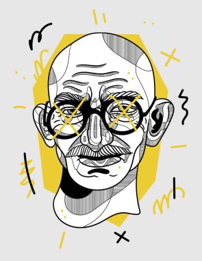 Vektör çizgileri klasik el çizimi illüstrasyon.