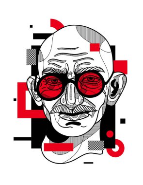 Vektör çizgileri klasik el çizimi illüstrasyon.