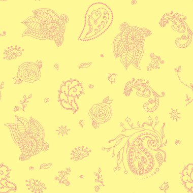 Renkli seamless Hint modeli