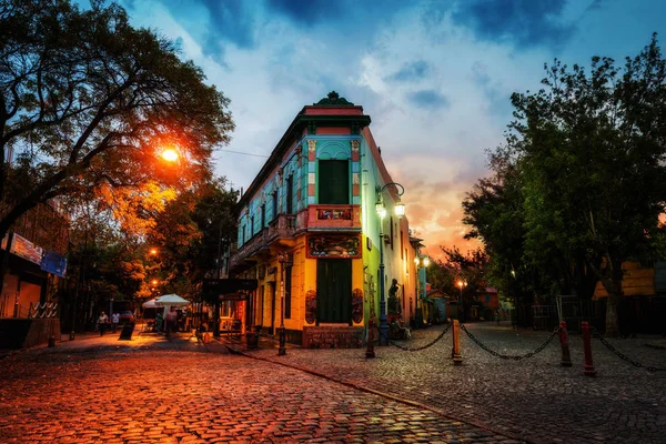 La Boca, Buenos Aires, Arjantin kamu meydanında. Sırasında alınan 