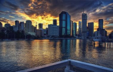 Brisbane manzarası