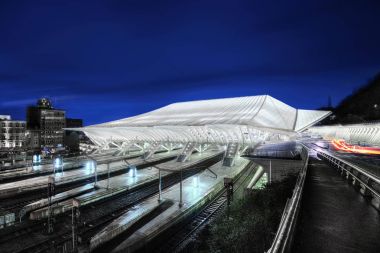Liege tren istasyonu Belçika