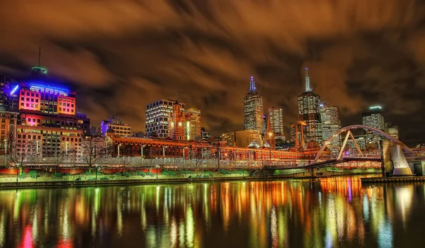 Melbourne skyline — Stockfoto