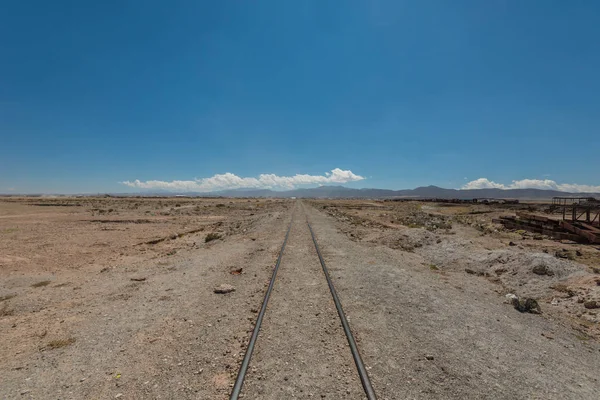 Bolivien großer Eisenbahnfriedhof — Stockfoto