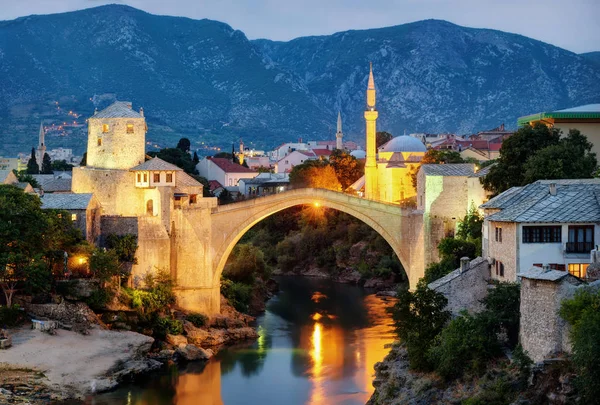 Stari most, Mostar, Bosnien und Herzegowina — Stockfoto