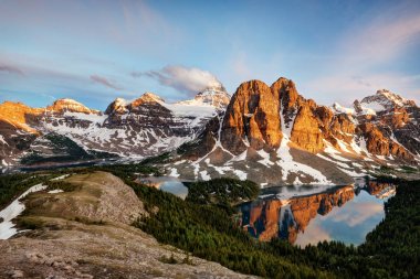 Banff Mount Assiniboine Canada clipart