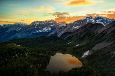 Banff Mount Assiniboine Canada clipart