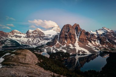 Banff Mount Assiniboine Canada clipart