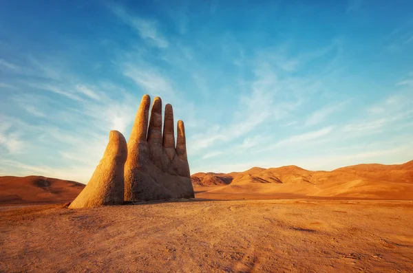 Mano del Desierto, çöl el, Şili, kamu Otoban yanında — Stok fotoğraf