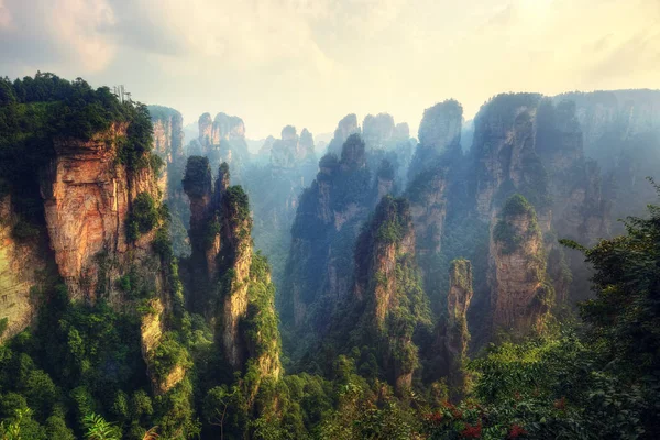 Zhangjiajie Parco forestale nazionale Cina — Foto Stock