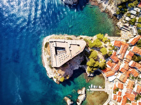 Dubrovnik aérea Croácia — Fotografia de Stock