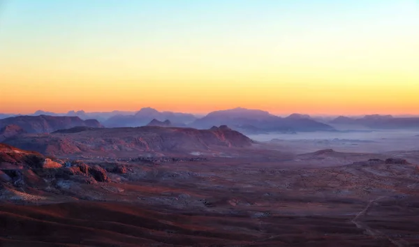 Wadi Rum günbatımı — Stok fotoğraf