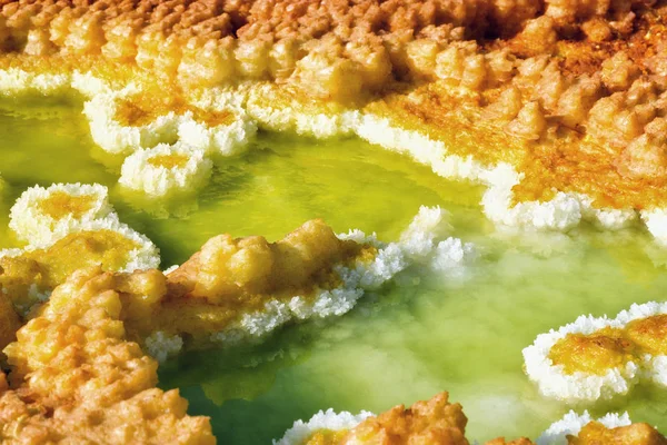 Dallol, Danakil Depression, Ethiopia. The hottest place on earth — Stock Photo, Image