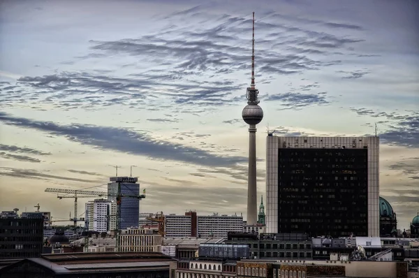 Берлін Німеччина телебачення башта — стокове фото
