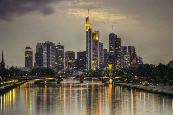 Frankfurt Skyline Germany taken in 2012