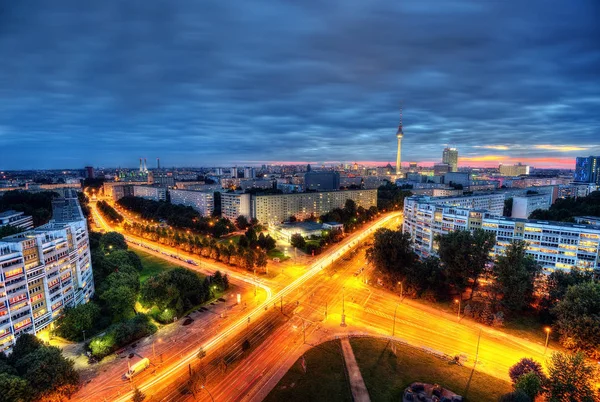 Berlijn zonsondergang — Stockfoto