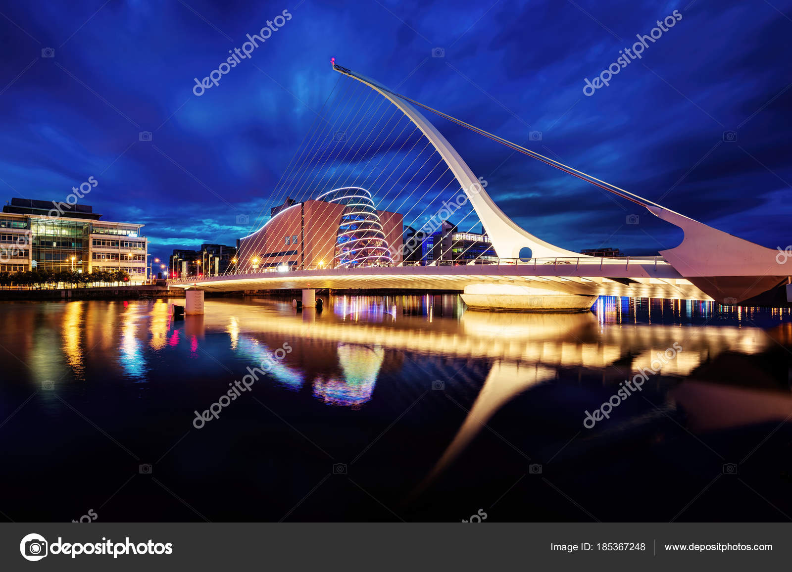 Samuel Beckett Bridge Dublin Ireland Stock Editorial Photo C Weissdergeier 185367248