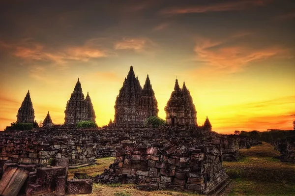 Templo de Prambanan — Fotografia de Stock