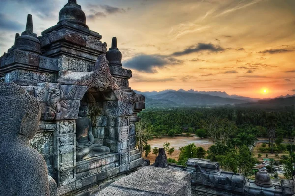 Borobudur Indonesien — Stockfoto