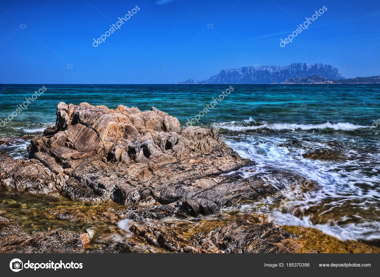 Spiaggia Di Pittulongu Sardegna Italia Foto Stock