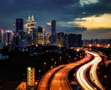 Kuala lumpur Ufuk çizgisi Malezya