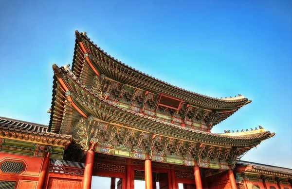 Gwanghwamun gate seoul Südkorea — Stockfoto