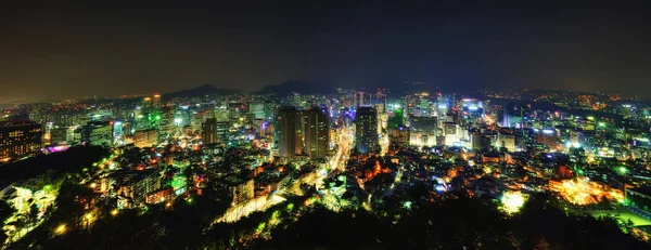 Séoul Aérien De Namsan Mountain Corée — Photo