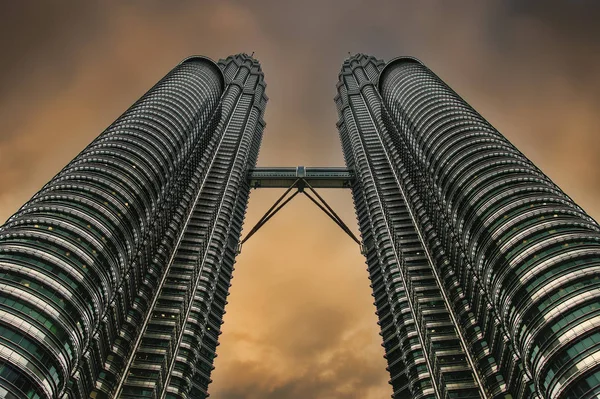 Petronas towers Κουάλα Λουμπούρ Μαλαισία — Φωτογραφία Αρχείου