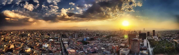 Mexiko-Stadt-Luftaufnahme — Stockfoto