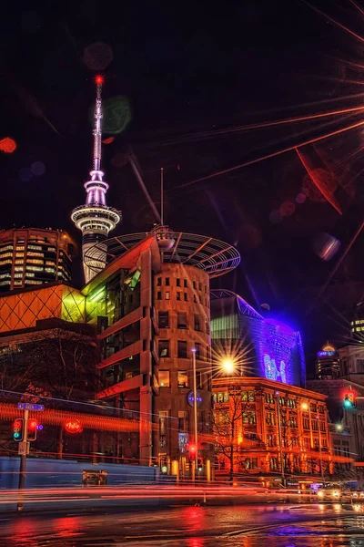 Auckland Sky Tower New Zealand — Stock Photo, Image
