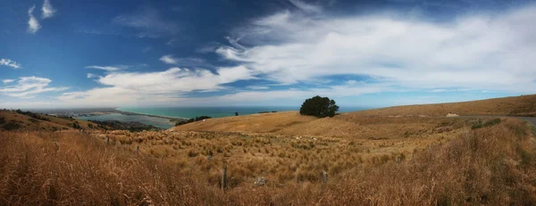 Banche penisola Christchurch Nuova Zelanda — Foto Stock