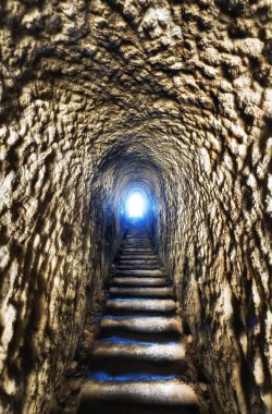 Tünel Beach yürüme Dunedin Yeni Zelanda