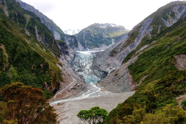 폭스 빙하 뉴질랜드 샬레 전망대 — 스톡 사진
