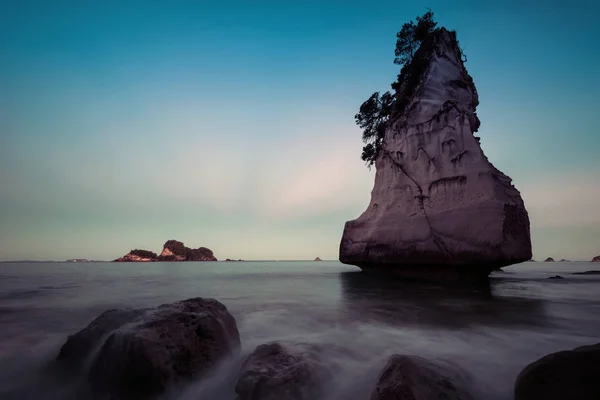 Cathedral Cove Península de Coromandel Nova Zelândia — Fotografia de Stock