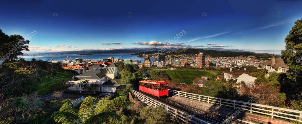 Wellington Cable Car New Zealand — Stock Photo ...