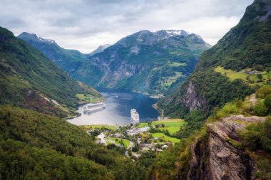 Ornesvingen-kartal Geiranger Norveç