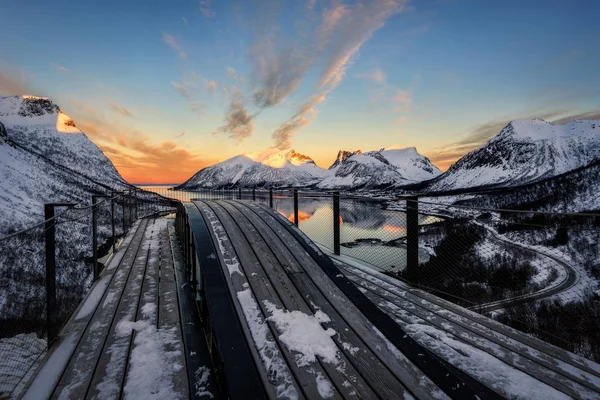 Senja Noruega Bergsbotn — Foto de Stock