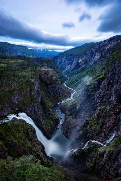 挪威 Voringfossen — 图库照片