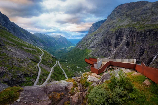 Trollstigen Noruega — Fotografia de Stock