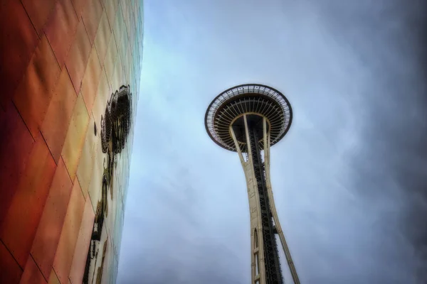 Agulha do espaço de Seattle — Fotografia de Stock