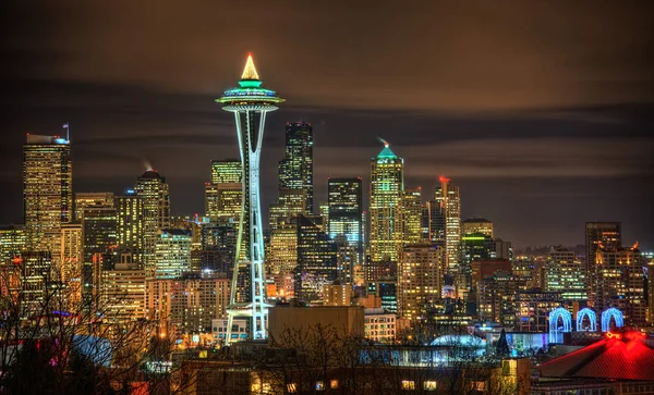 Seattle Skyline, Estados Unidos — Foto de Stock