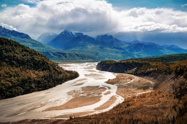 Alaska Matanuska buzul Parkı
