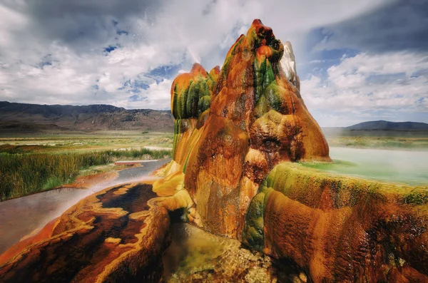 Volar Gyser Nevada — Foto de Stock