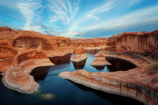 Reflexionsschlucht utah — Stockfoto